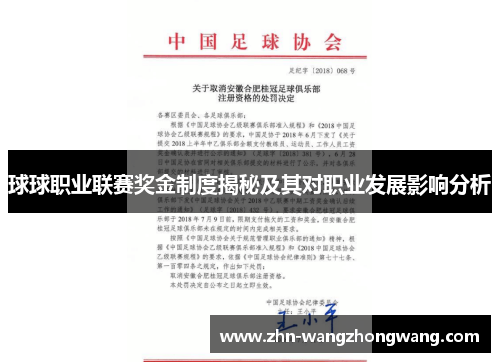 球球职业联赛奖金制度揭秘及其对职业发展影响分析